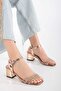 Women's Stone-Band Heel Shoes