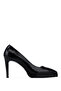 Women's Genuine Leather Black Patent Leather High Heels