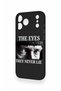 iPhone 17 Pro Max Compatible Ataturk Eyes Patterned Silicone Case - 4