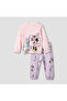 Pyjama Set with Minnie Mouse and Daisy Duck Print - Cotton - Long Sleeves - Round Neck