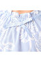 Cotton Ruffled Neck Long Sleeves Pyjama Set with Floral Print - 6