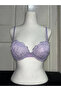 Women's Half Padded Brode Patterned Bra