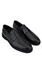 Men's Genuine Leather Black Loafer Shoes - 2