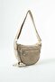 Ultra Light, Multi-Pocket, Crescent Crossbody Shoulder Bag Beige Model: 571-7L - 3