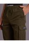 Senior Boys Olive Cargo Joggers With Elastic Waist Band - 4