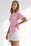 Women's Pink Drape Detailed Asymmetrical Blouse Blz-19003399 - 5