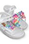 Glitter Butterfly Sandals Size 22-26 - White - 4
