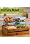 Glass Food Storage Containers with Locking Lids (Set of 6) - 7