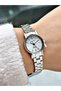 Special Design Steel Cord Steel Case Silver Color Women Wrist Watch 1258Mr