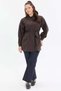 Cotton Voile Balloon Sleeve Women's Shirt