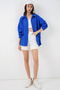 Women's Long Oversize Shirt 1497 - Cobalt Blue - 2