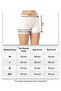 Women's Lilac Ribbed Ruffle Shorts – Soft Stretch Fabric, Casual Comfort m - 3