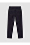 Lcwaikiki Curve Navy Blue Large Size Slim Mom Women's Jean Pants - 7
