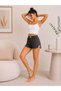 Women's Ribbed Mini Shorts Home Wear Comfortable Homewear Pajama Bottoms - 2