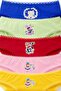 Lycra Girls' Printed Lace Panties 5-Pack - 2