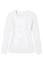 Lycra Long Sleeve Women's T-Shirt White - 2