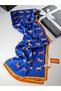 Horse Figure New Season Voile Silk Shawl Accessory Shoulder Shawl Foulard - 2