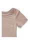 - Personalized Baby Organic Bamboo Spandex Bodysuit - Mocha_6-12M - 4