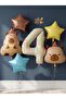 Kapibara Concept 4 Year Old Birthday Balloon Set 6 Piece Capybara Balloon - 2
