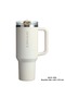 The Quencher Protour Flip Straw Tumbler Thermos with Straw 1.18 Lt Flask with Straw Bej - 4