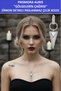Zet Style – Prismora Auris |   Call of the Shadows - Gothic with Zircon Detail - Mystic Premium Stainless Steel Necklace - 3