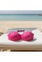 Women's Beachwear Halter Neck Dark Pink Color Bikini Top Bb2548 - 2