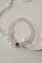 Certified 8 mm Zircon Stone, Pink Quartz Natural Stone Bracelet
