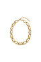Steel Oval Ring Chain Necklace
