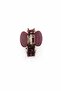 Elegant floral acrylic bone hair clip - 2
