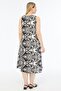 Fashion |   Plus Size Pomegranate Flower Patterned Summer Dress |   100% Viscose |   Flowing |   Daily Comfortable |   M - 7