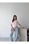 Premium Viscose Crew Neck Comfortable Fit Short Sleeve Flexible Summer Knitwear Blouse