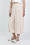 Liva Elastic Waist Draped Wide Cut Skirt Trousers Tns-4404 - 9
