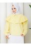 Women's Hijab Ruffled Flounce Detailed Long Sleeve Shirt Blouse - 5