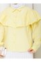 Women's Hijab Ruffled Flounce Detailed Long Sleeve Shirt Blouse - 7