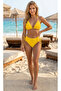 Women's High-Waisted Floral Bikini Set (Without Filling) - 2