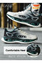 Men's Low-Top Sneakers Shock-Absorbing and Comfortable Basketball and Running Shoes Soft-Soled, Brea - 3