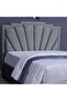 URANUS HEADBOARD CHANEL GREY L-160 : H-125 CM