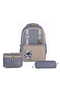 Set of 3 Children's Primary School Bags with Pen Holder and Lunch Bag Backpack Rlx-1912 - 2