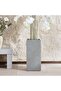 Eldora Polyresin Rectangle Planter 28x28x61cm - Grey - 2