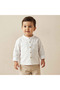 Long Sleeves Shirt with Mandarin Collar