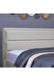 TROJAN HEADBOARD VELVET WHITE L-180 : H-125 CM