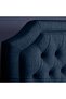 ANDROMEDA HEADBOARD CHANEL NAVY BLUE L-140 : H-125 CM - 4