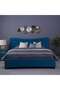 MARS HEADBOARD VELVET BLUE L-200 : H-125 CM - 5