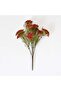 Wild Flower Artificial Bush 22.86x22.86x43.18cm- Orange - 3