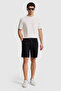 Men's Black Knitted Shorts 50322605-Vr046