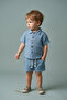 Baby Boy Muslin Shirt Shorts Summer 2-Piece Set