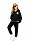 Girl's 3-Thread Hooded Zippered Tracksuit Set G2027-5 - 3