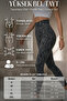 Leggings Women's Premium Knitted, High Waist Zebra - 2