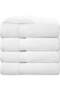 Bath Towel Set 70x140 cm (4 Pack) - 550 GSM 100% Cotton 20/D Quick Drying Highly Absorbent Thick Bathroom Towels - 8
