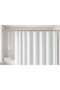White Stripe Shower Curtain for Bathroom(180x200 cm), Hotel Quality Fabric - 8
